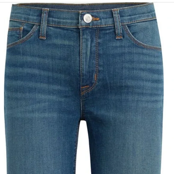 Hudson Jeans - Noa Mid Rise Straight Crop Jeans - Sz 27 - Picture 2 of 6
